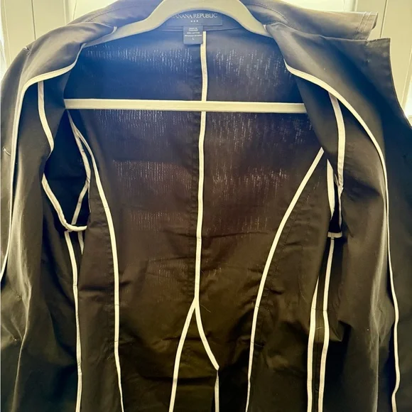 🌺Banana Republic Dark green Trench Coat🌺 - Picture 4 of 5